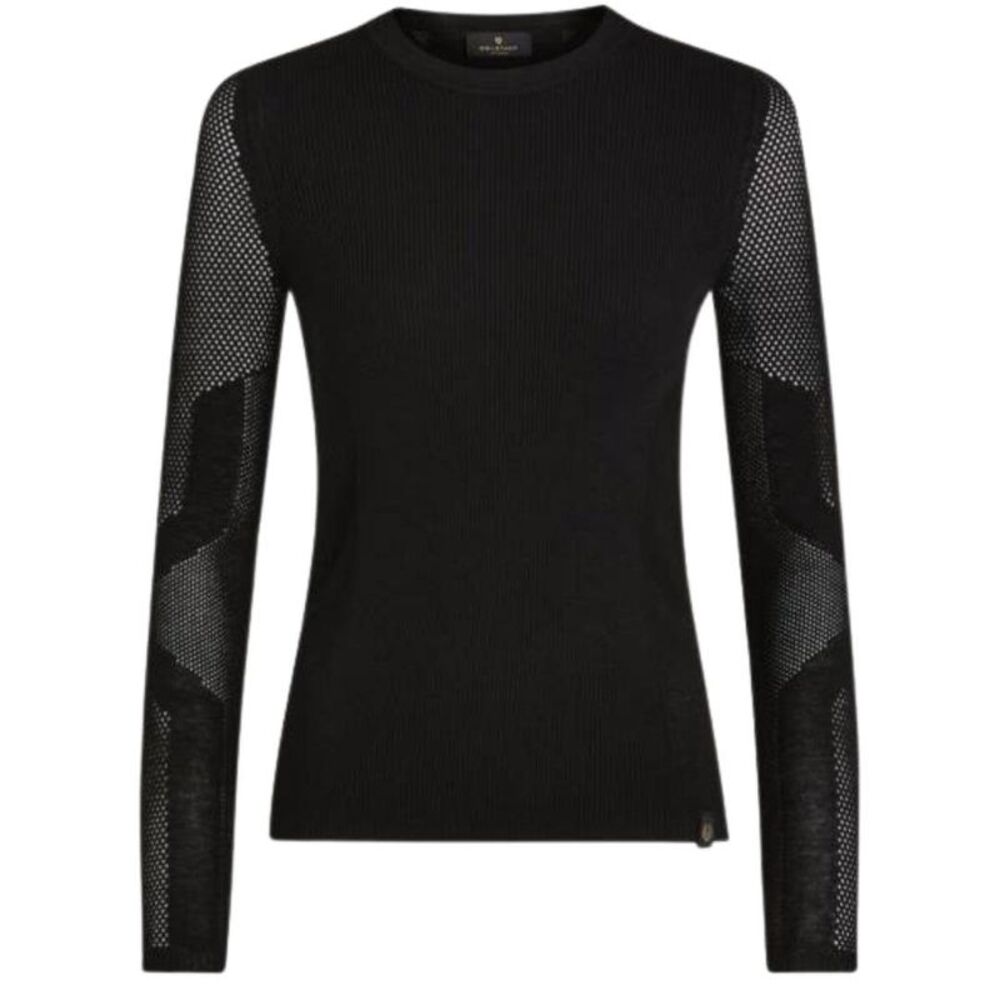 Belstaff Unisex Adult Kai Crew Neck Long-Sleeved T-Shirt / Black